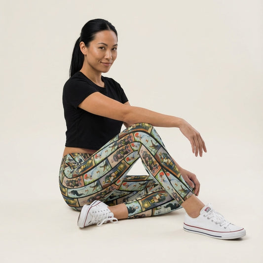 Stretch Room Portraits - Women's Yoga Leggings