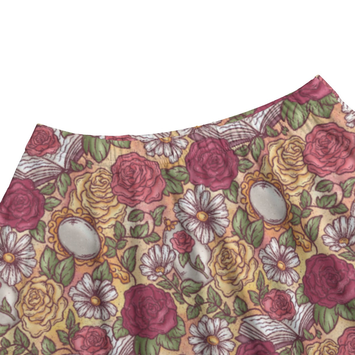 Fairytale Florals – Timeless Tale Blooms - Women's Pocket Midi Skirt