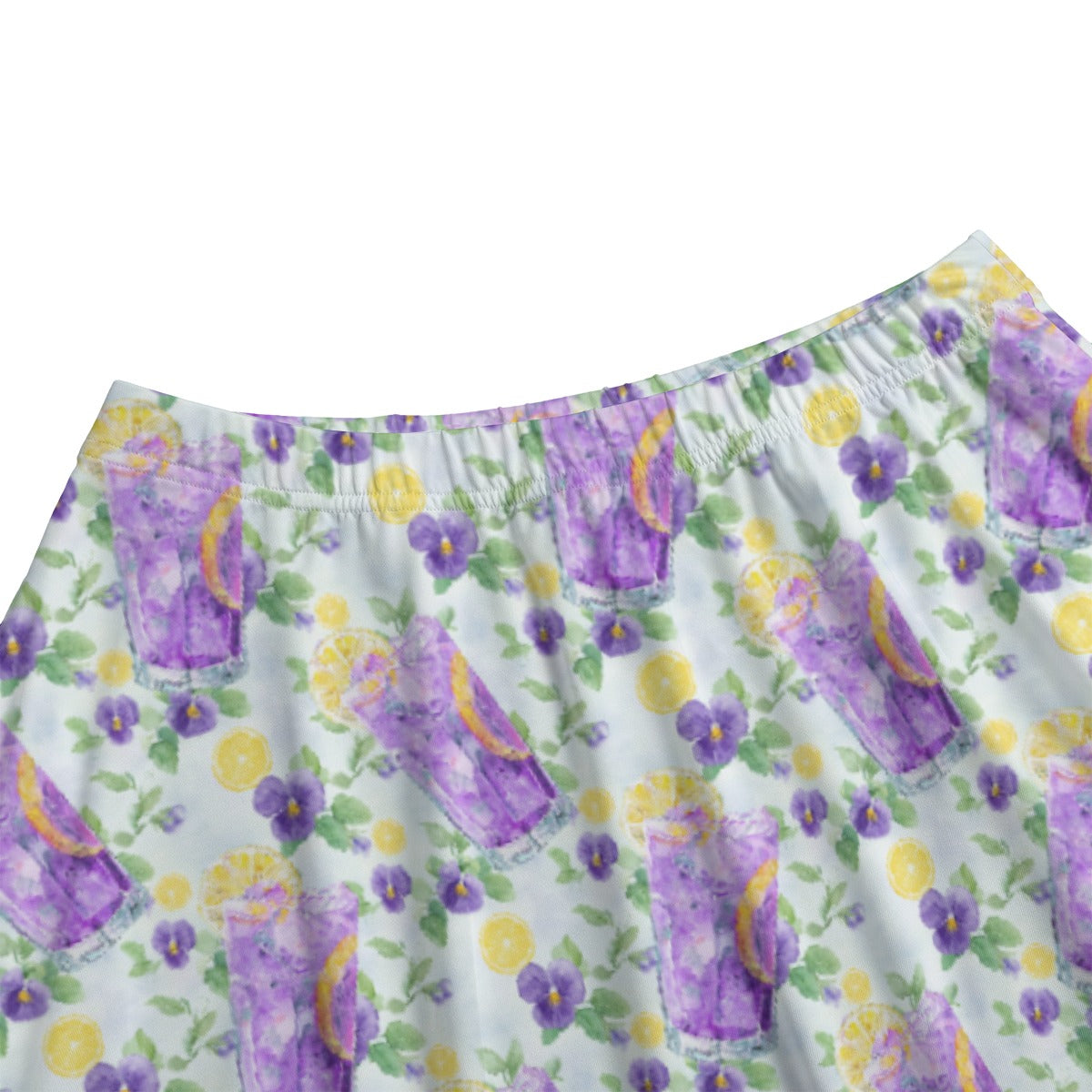 Zest Of The Fest Violet Lemonade - Women's Pocket Midi Skirt
