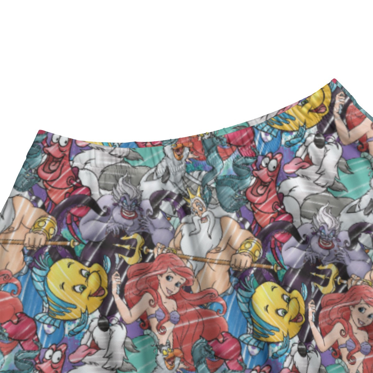 Undersea Crew Sketch - Women's Pocket Midi Skirt