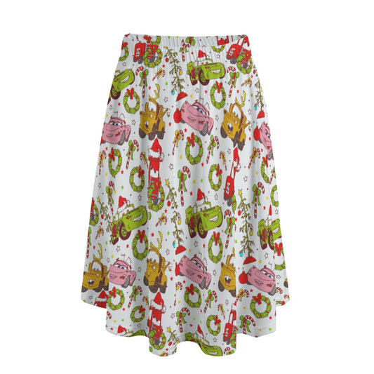 Holiday Race Day - Women's Pocket Midi Skirt