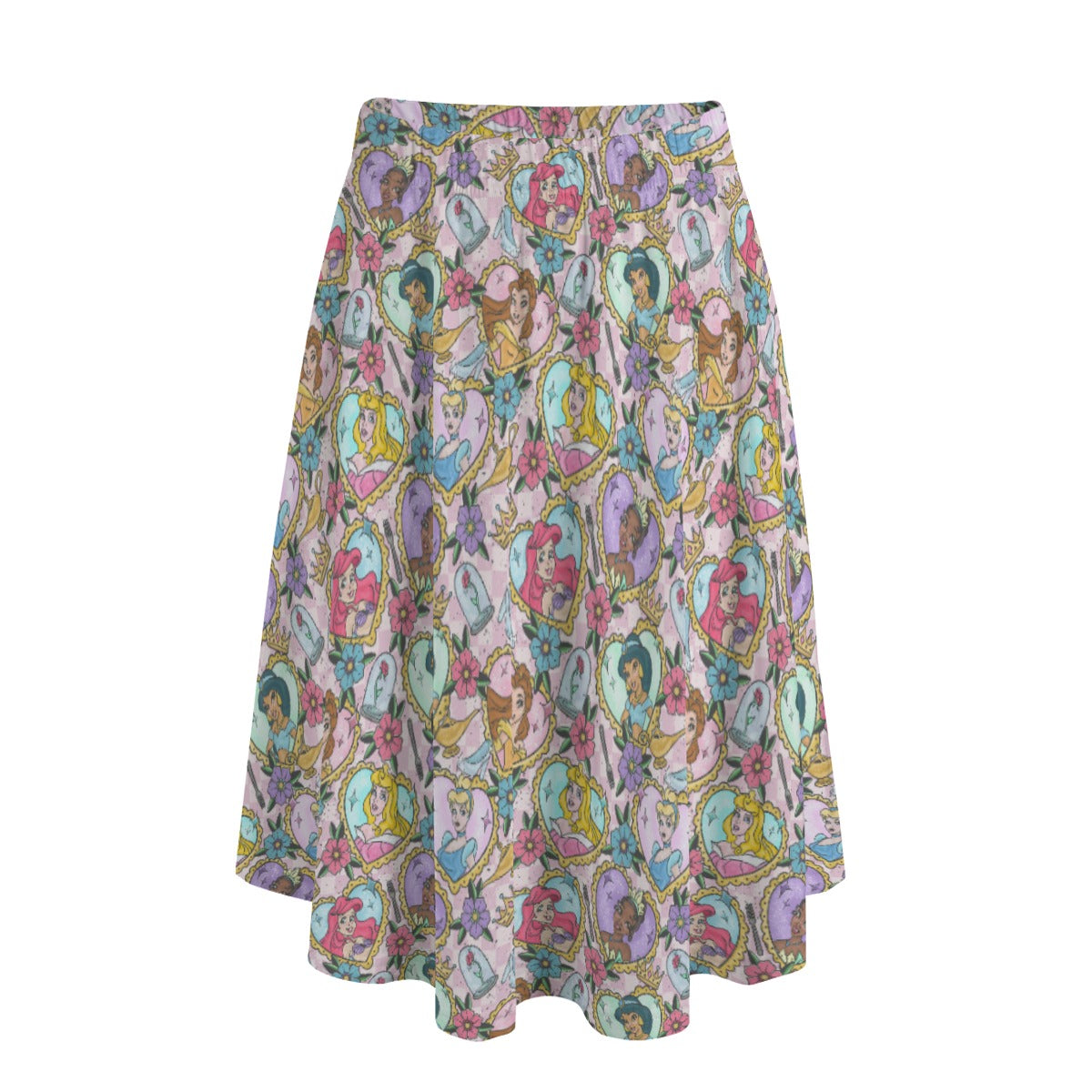 Tattoo Hearts Royal Icons - Women's Pocket Midi Skirt