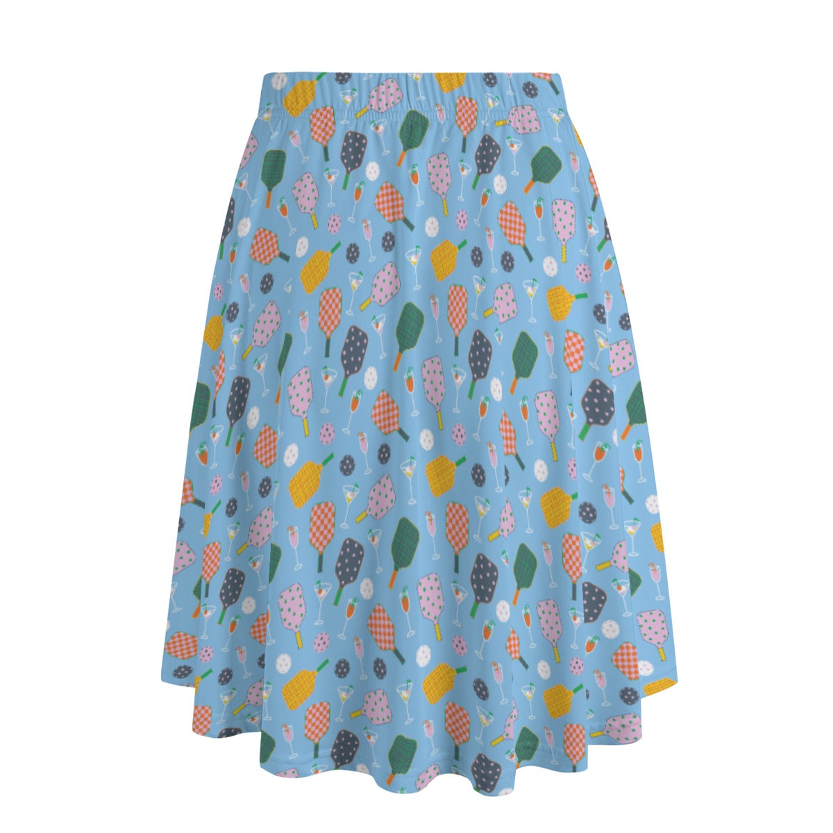 Pickleball and Cocktails - Women's Pocket Midi Skirt