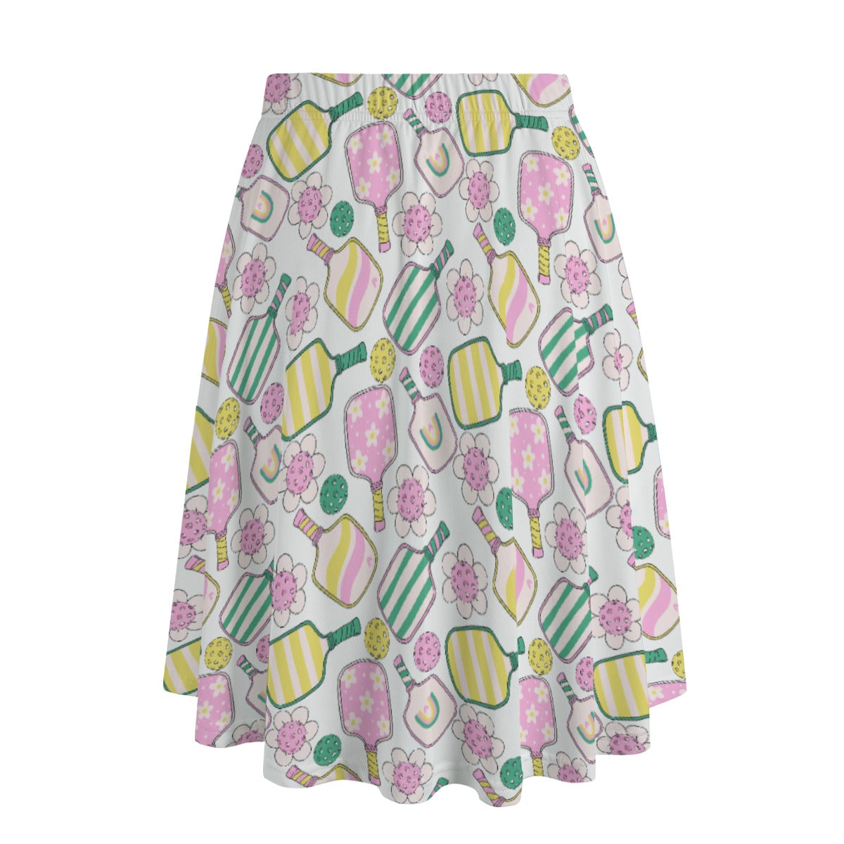 Pretty Pickleball Paddles - Women's Pocket Midi Skirt