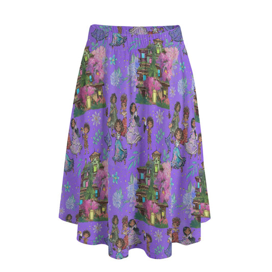 Whimsical Family Magic - Women's Pocket Midi Skirt