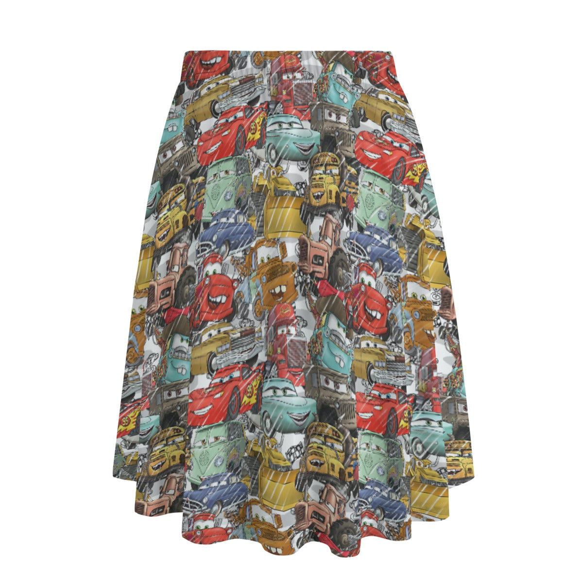 Racing Legends Sketch - Women's Pocket Midi Skirt