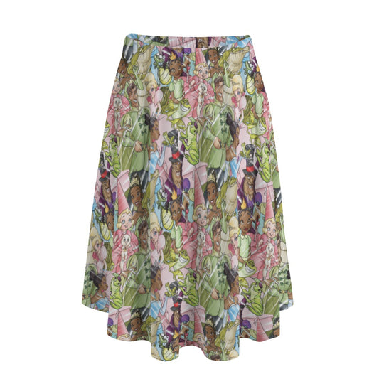 Bayou Royal Sketch - Women's Pocket Midi Skirt
