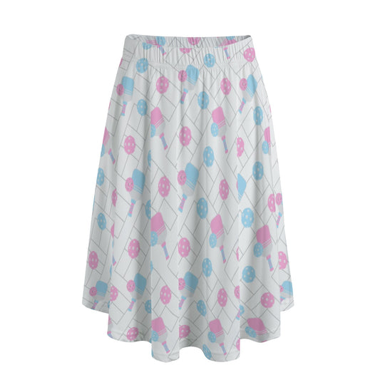 Pickleball Court Spin - Women's Pocket Midi Skirt