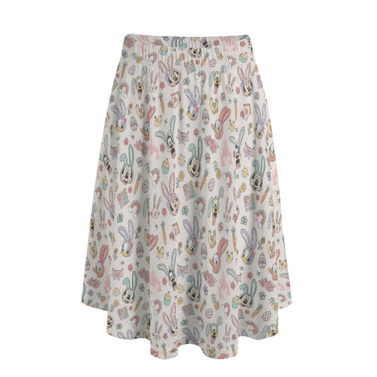 Springtime Friends Celebration - Women's Pocket Midi Skirt
