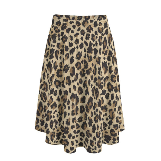 Animal Print - Cheetah - Women's Pocket Midi Skirt