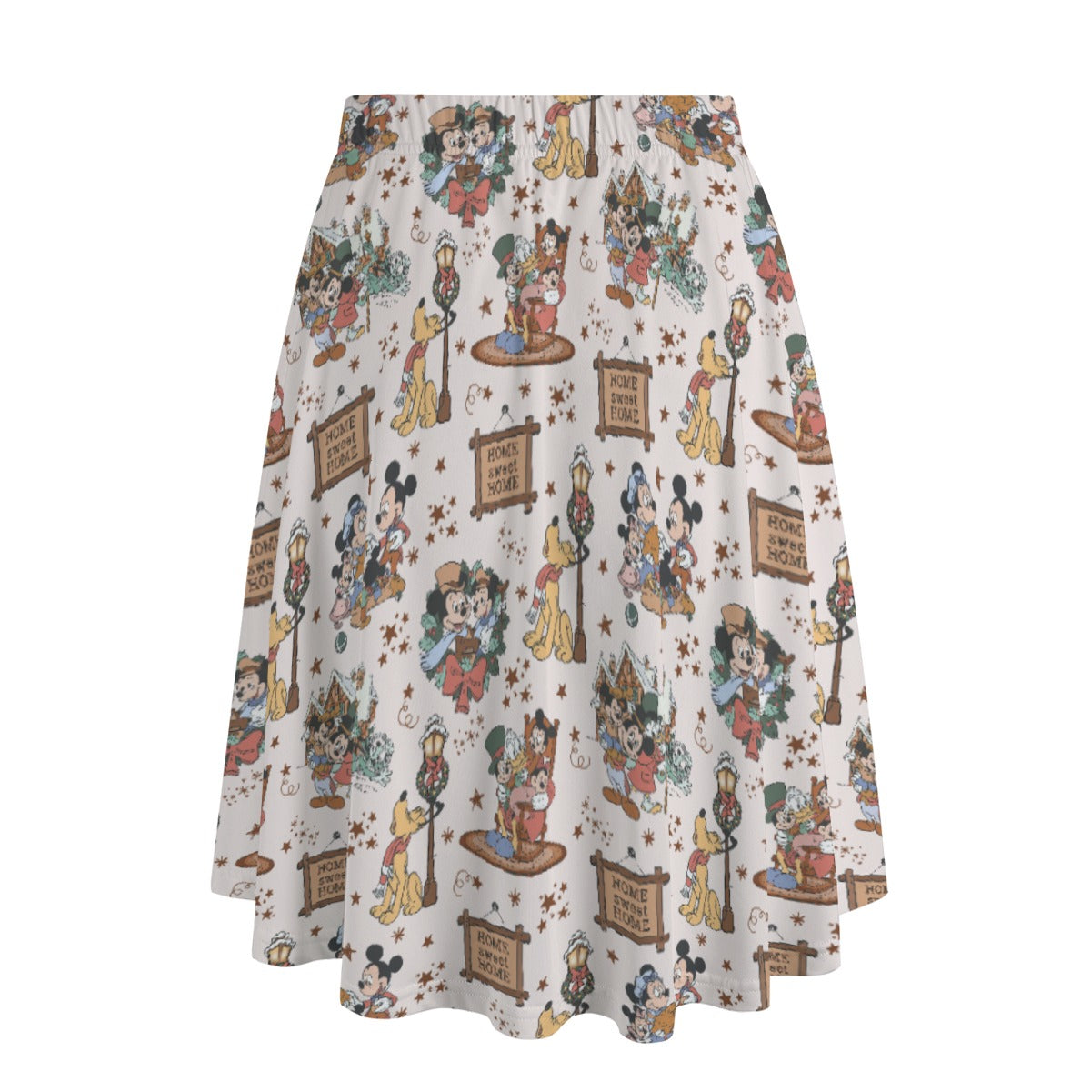 Victorian Holiday Celebration - Women's Pocket Midi Skirt