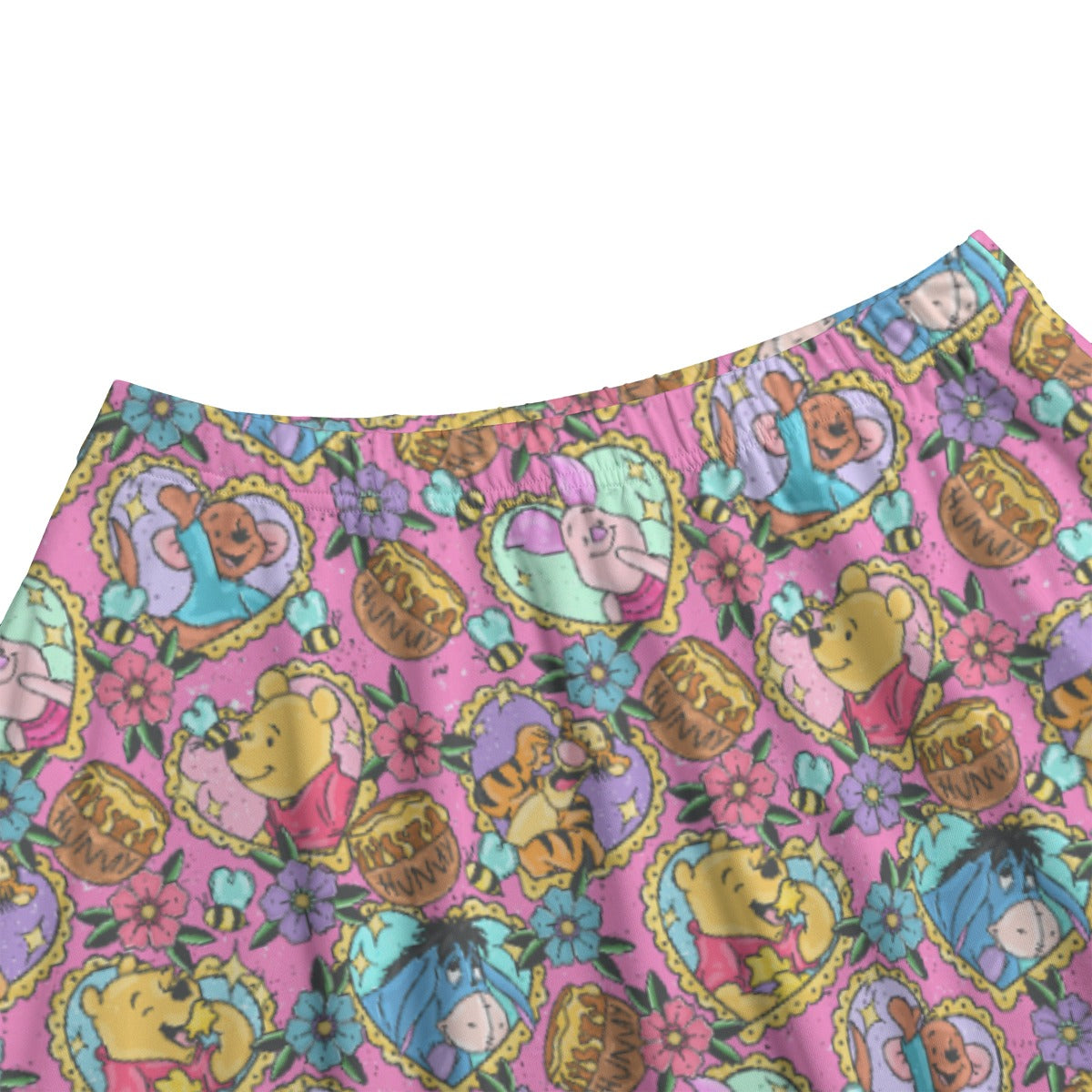 Tattoo Hearts Woodland Friends - Women's Pocket Midi Skirt