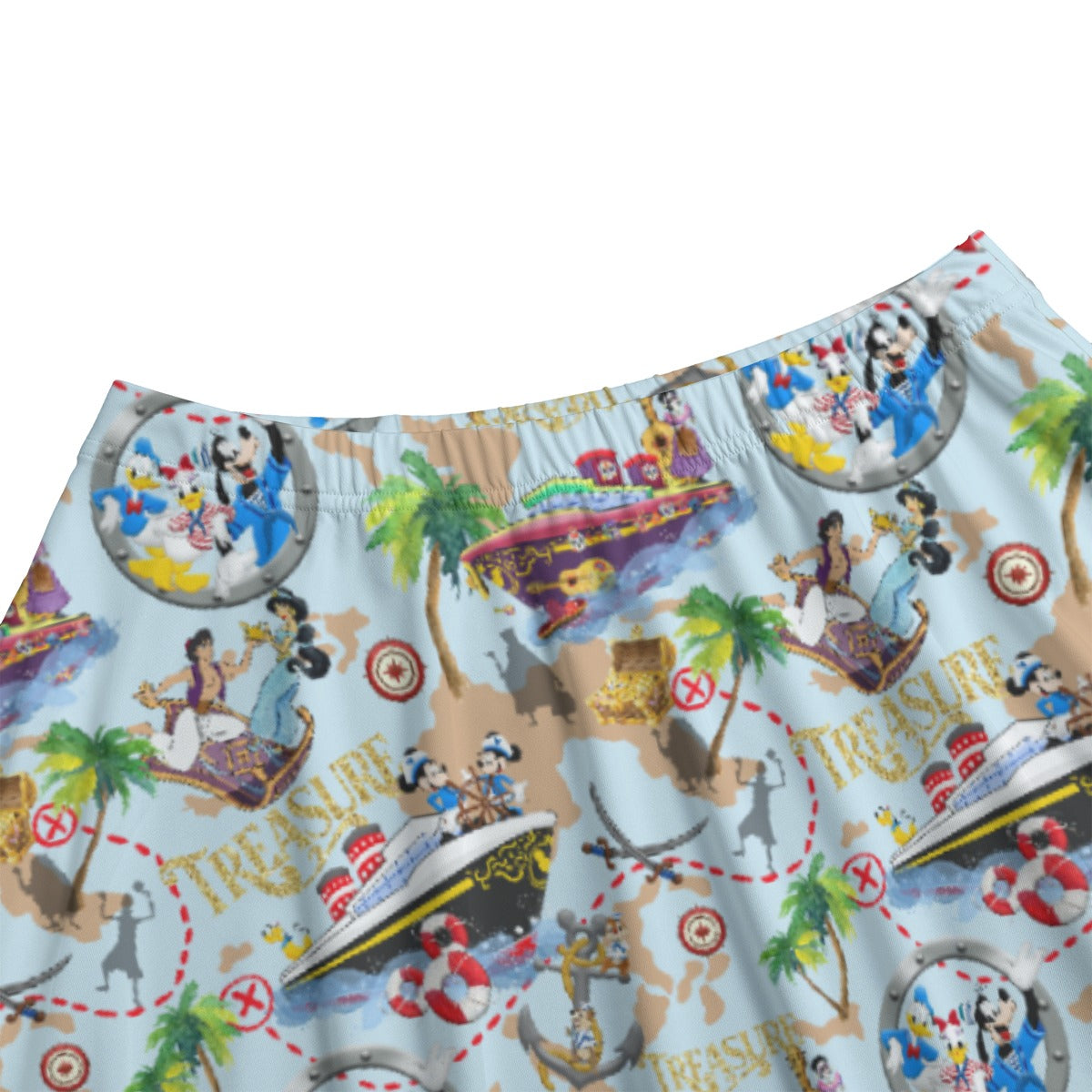 Treasure Voyage Cruise - Women's Pocket Midi Skirt