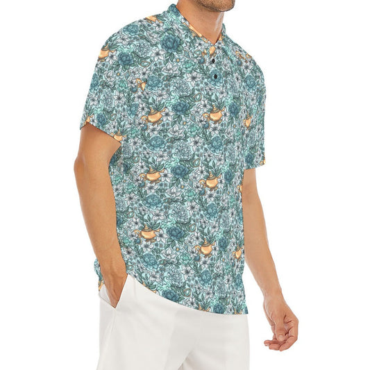 Fairytale Florals - Arabian Princess - Men's Polo Shirt