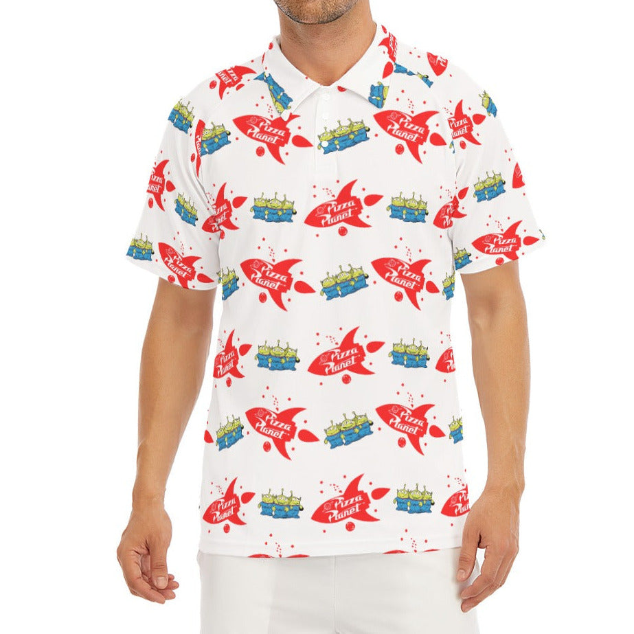 Galactic Rocket Party - Men's Polo Shirt
