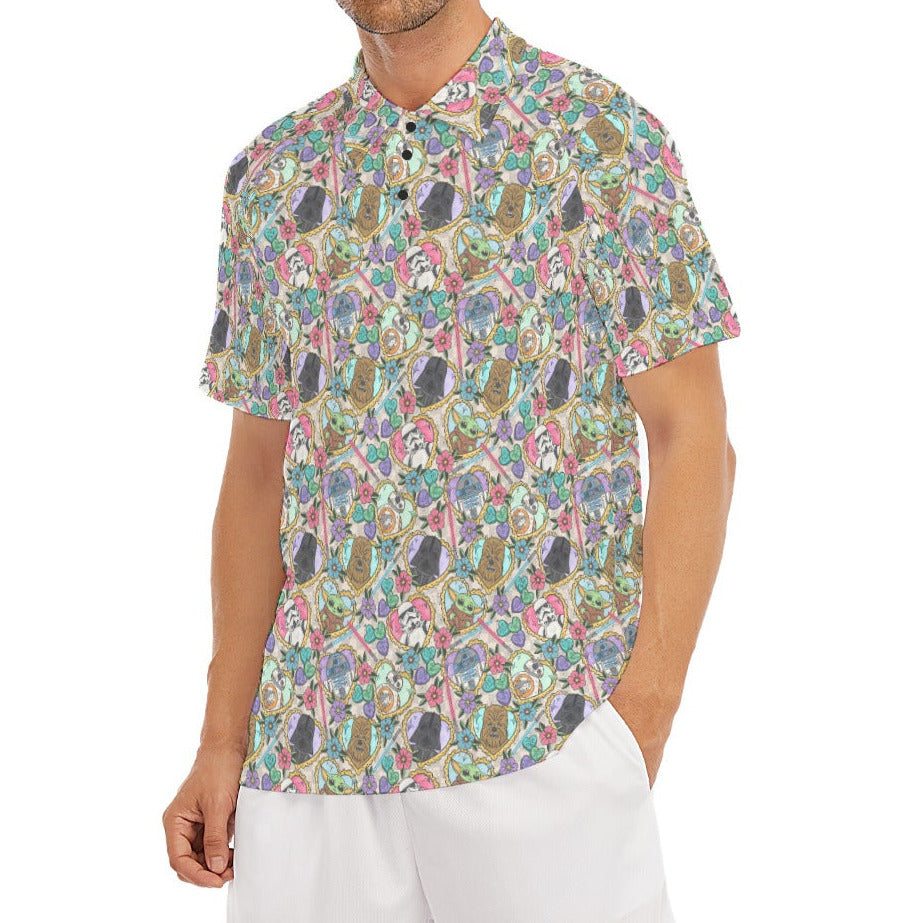 Tattoo Hearts Galactic Legends - Men's Polo Shirt