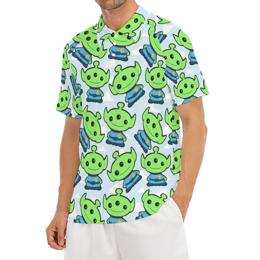 Little Green Space Aliens - Men's Polo Shirt