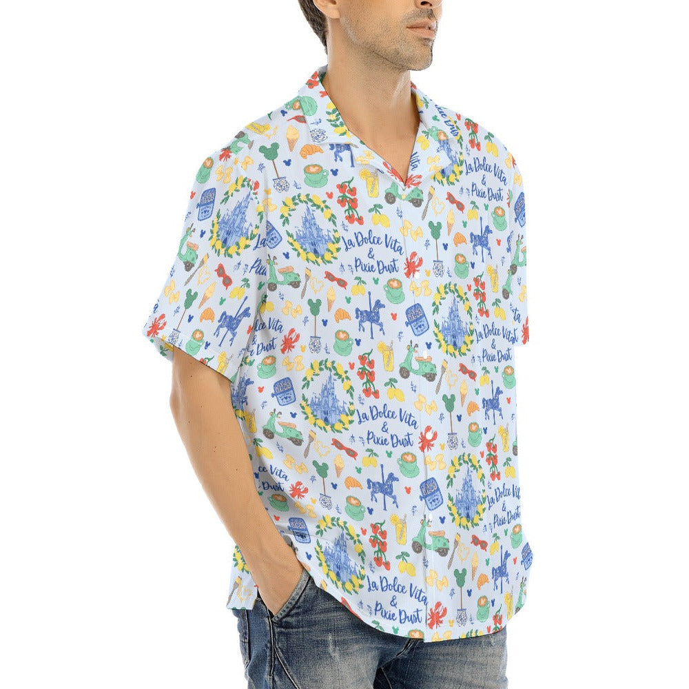 Sweet Life Pixie Dust - Men's Hawaiian Button Up Shirt