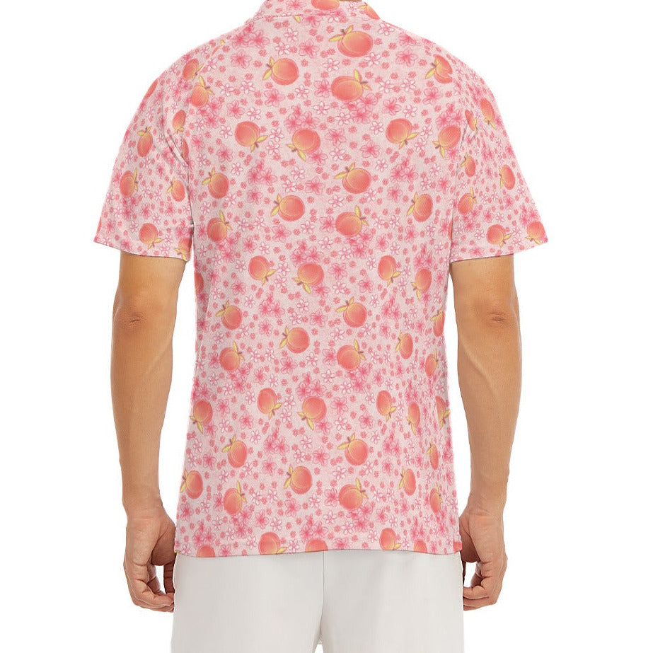 Summer Fruits - Peaches - Men's Polo Shirt