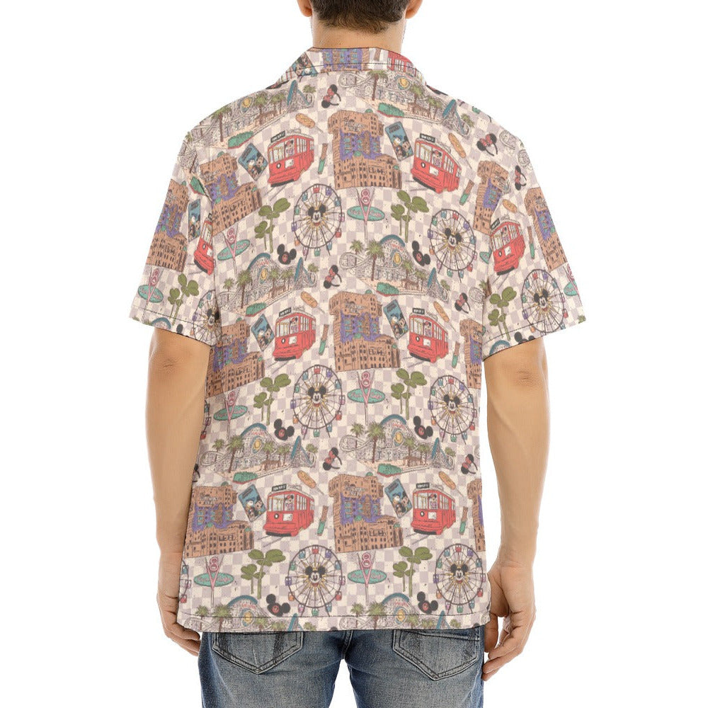 Original DCA - Men's Hawaiian Button Up Shirt