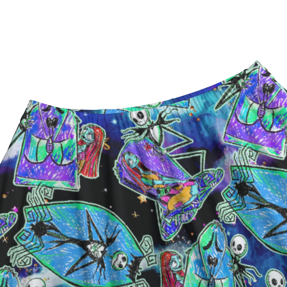 Haunting Romance Sketch - Women's Pocket Midi Skirt