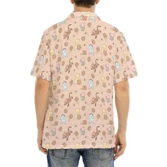 Honey Pot Daydreams - Men's Hawaiian Button Up Shirt