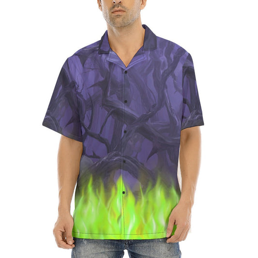 Enchanted Thorn Forest - Men's Hawaiian Button Up Shirt