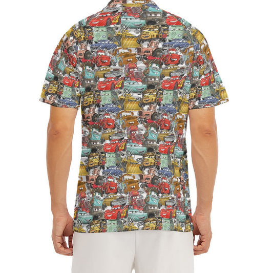 Racing Legends Sketch - Men's Polo Shirt