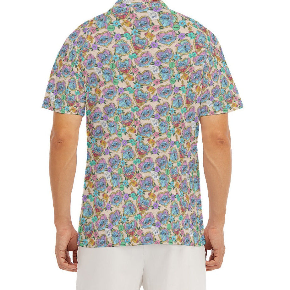 Tattoo Hearts Island Mischief - Men's Polo Shirt