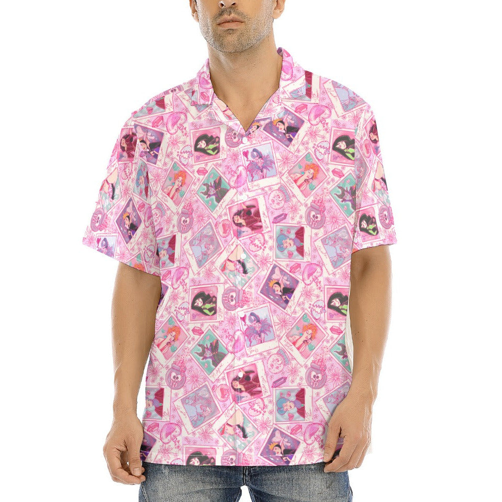 Poisoned Heart Villaintine - Men's Hawaiian Button Up Shirt