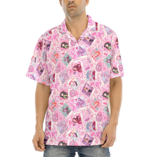 Poisoned Heart Villaintine - Men's Hawaiian Button Up Shirt