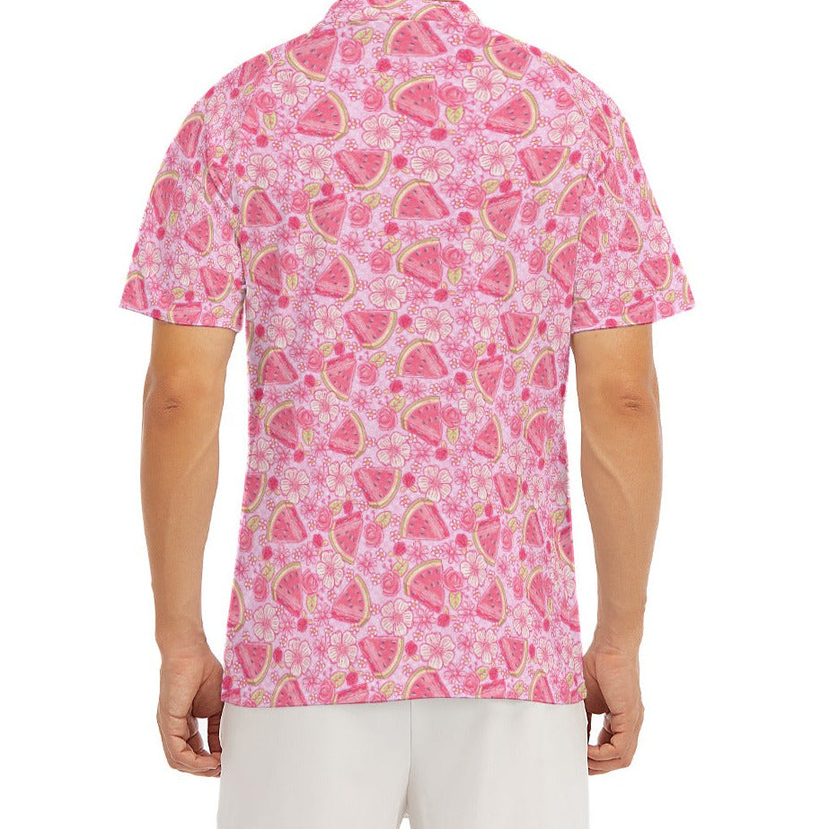Summer Fruits - Watermelon - Men's Polo Shirt