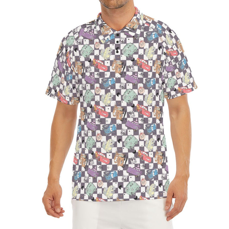 Halloween Racing Crew - Men's Polo Shirt