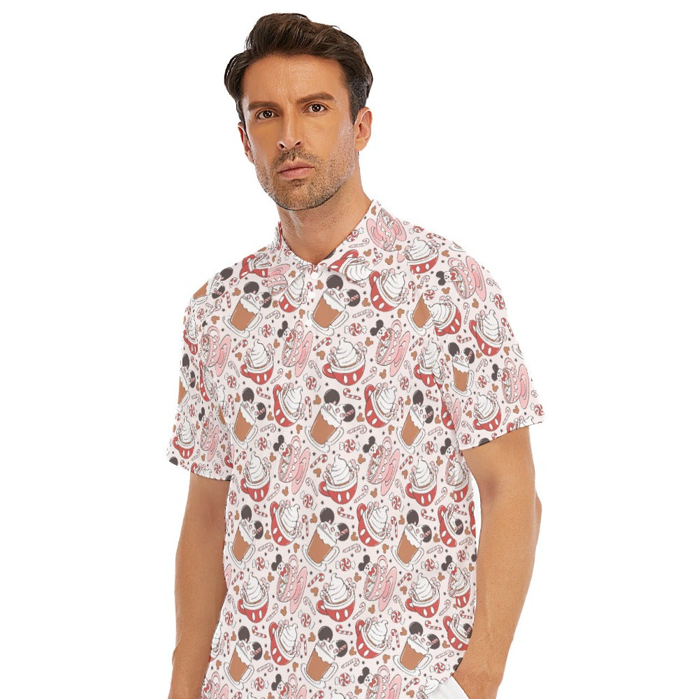 Magic Mouse Hot Chocolate - Men's Polo Shirt