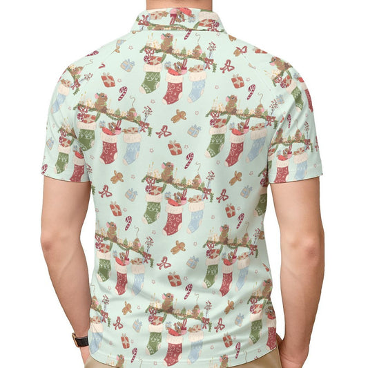Fairytale Christmas Stocking Stowaways - Men's Polo Shirt