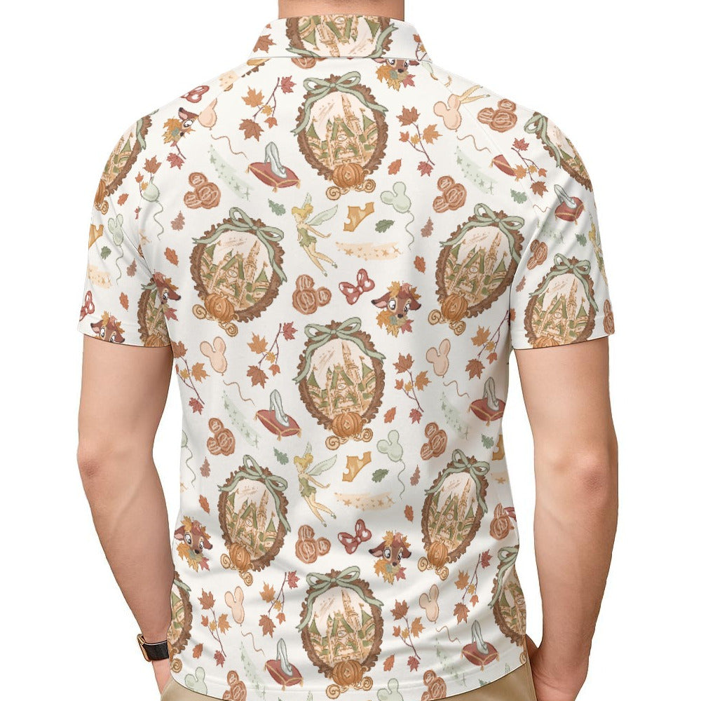 Fairy Fall Cameos - Men's Polo Shirt