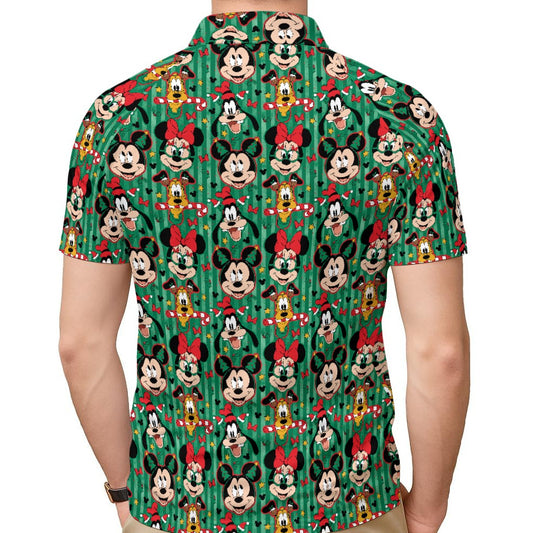 Mouse's Holly Jolly Parade - Men's Polo Shirt