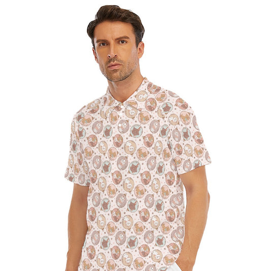 Festive Feline Baubles - Men's Polo Shirt