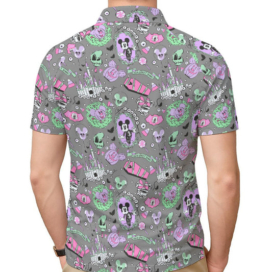Pastel Spooky Candy - Men's Polo Shirt
