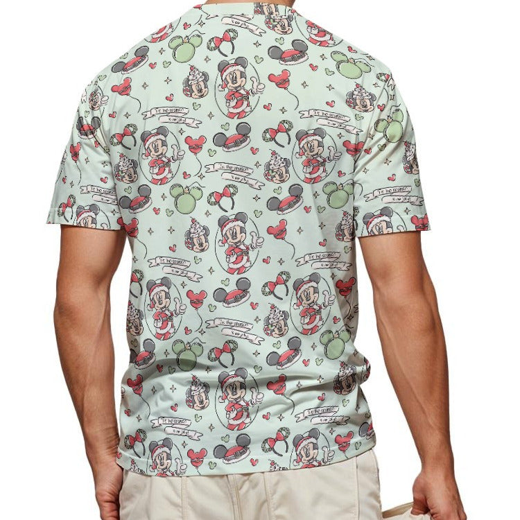 Mouse Pair Jolly Holiday - Men's Short Sleeve T-Shirt