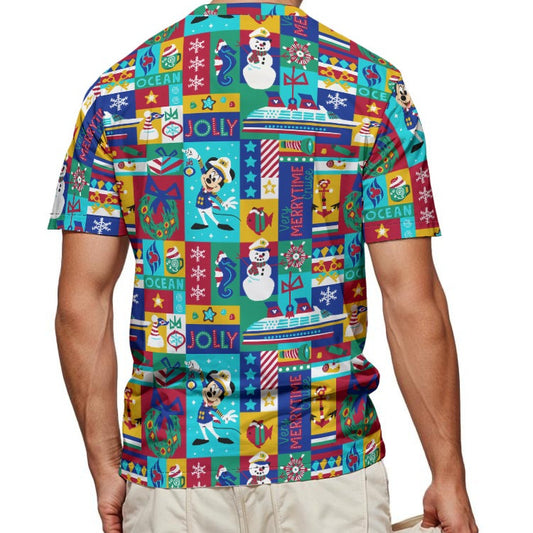 Sailor's Merry-at-Sea Patchwork - Men's Short Sleeve T-Shirt