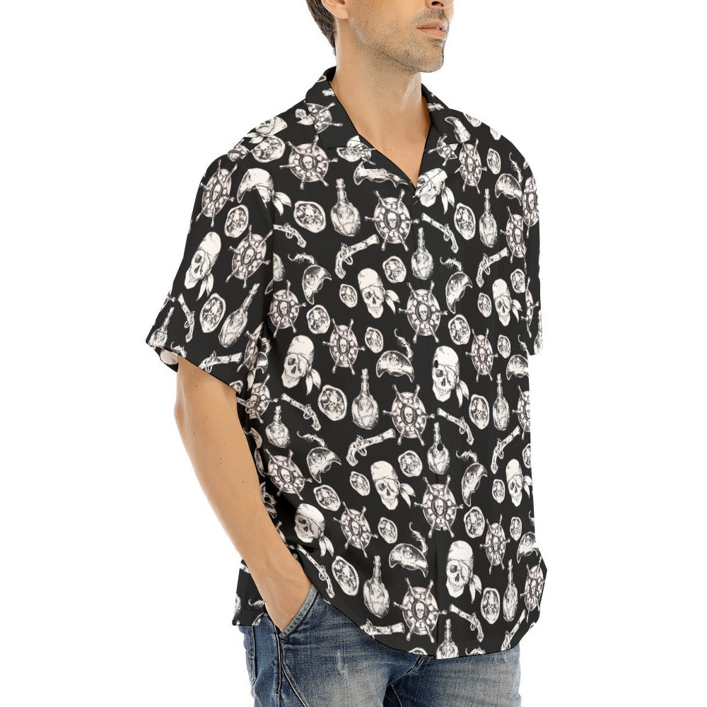 A Pirate Life - Men's Hawaiian Button Up Shirt