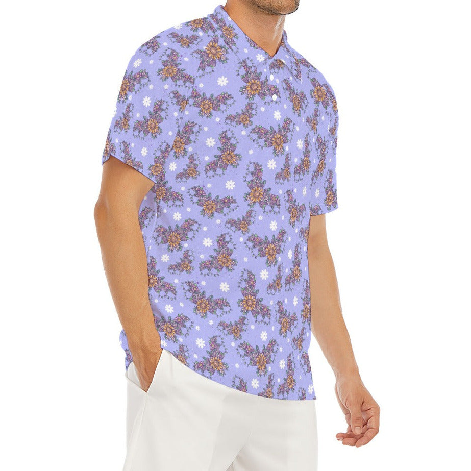 Blooming Bats - Men's Polo Shirt