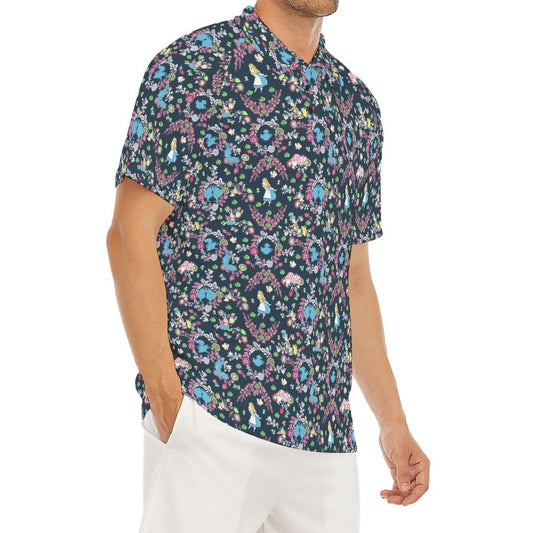 Garden Whimsy - Wonderland Dreams - Men's Polo Shirt