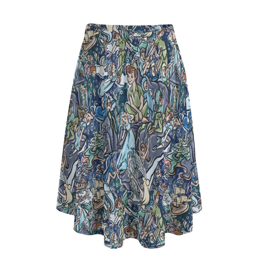 Magical Skybound Adventure - Women's Pocket Midi Skirt