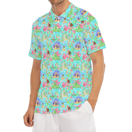 Tropical Island Paradise - Men's Polo Shirt
