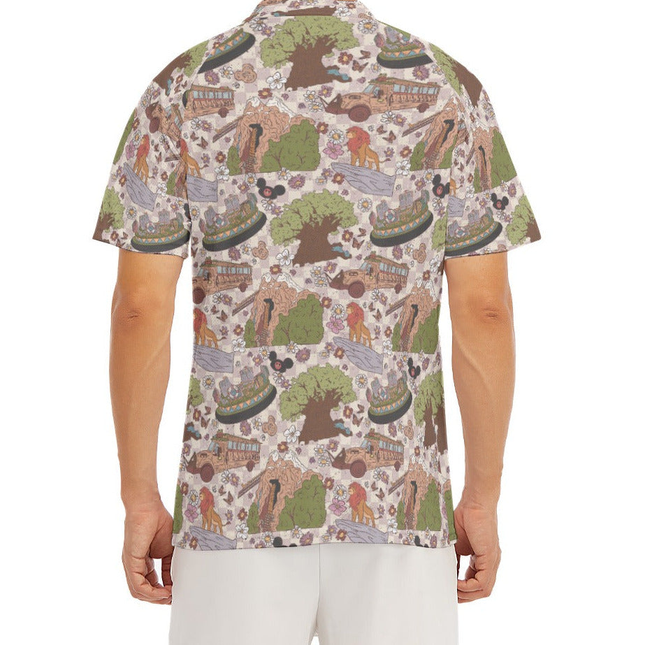 Hand Drawn AK - Men's Polo Shirt