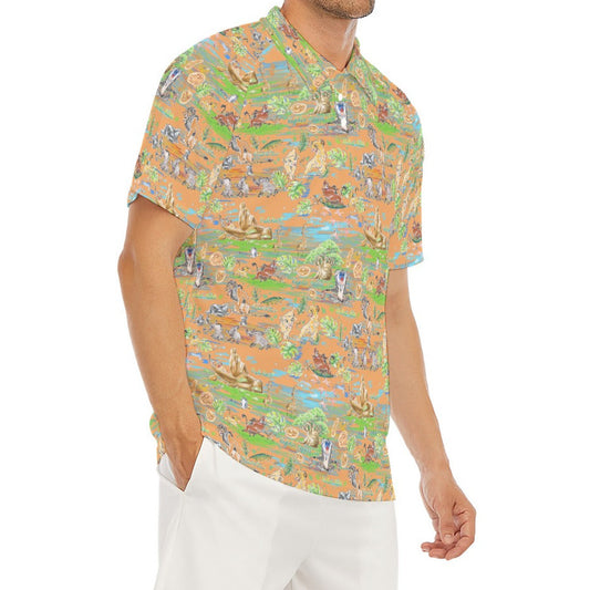 Savanna Sunset Stories - Men's Polo Shirt