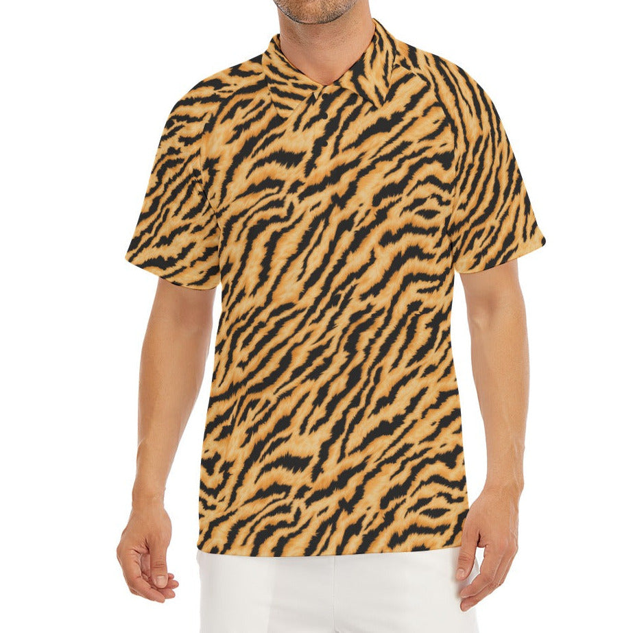 Animal Print - Tiger - Men's Polo Shirt