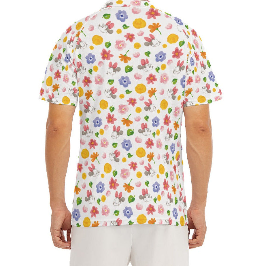 Floral Friends Springtime - Men's Polo Shirt
